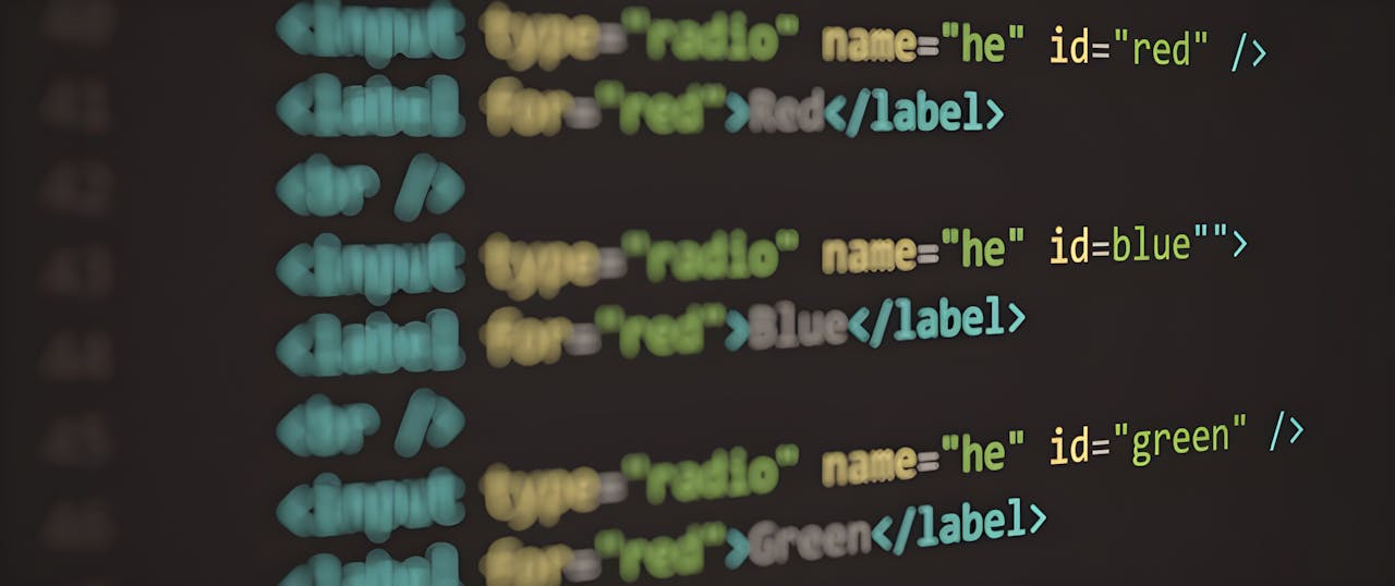 services-03 HTML code displayed on a screen, demonstrating web structure and syntax.